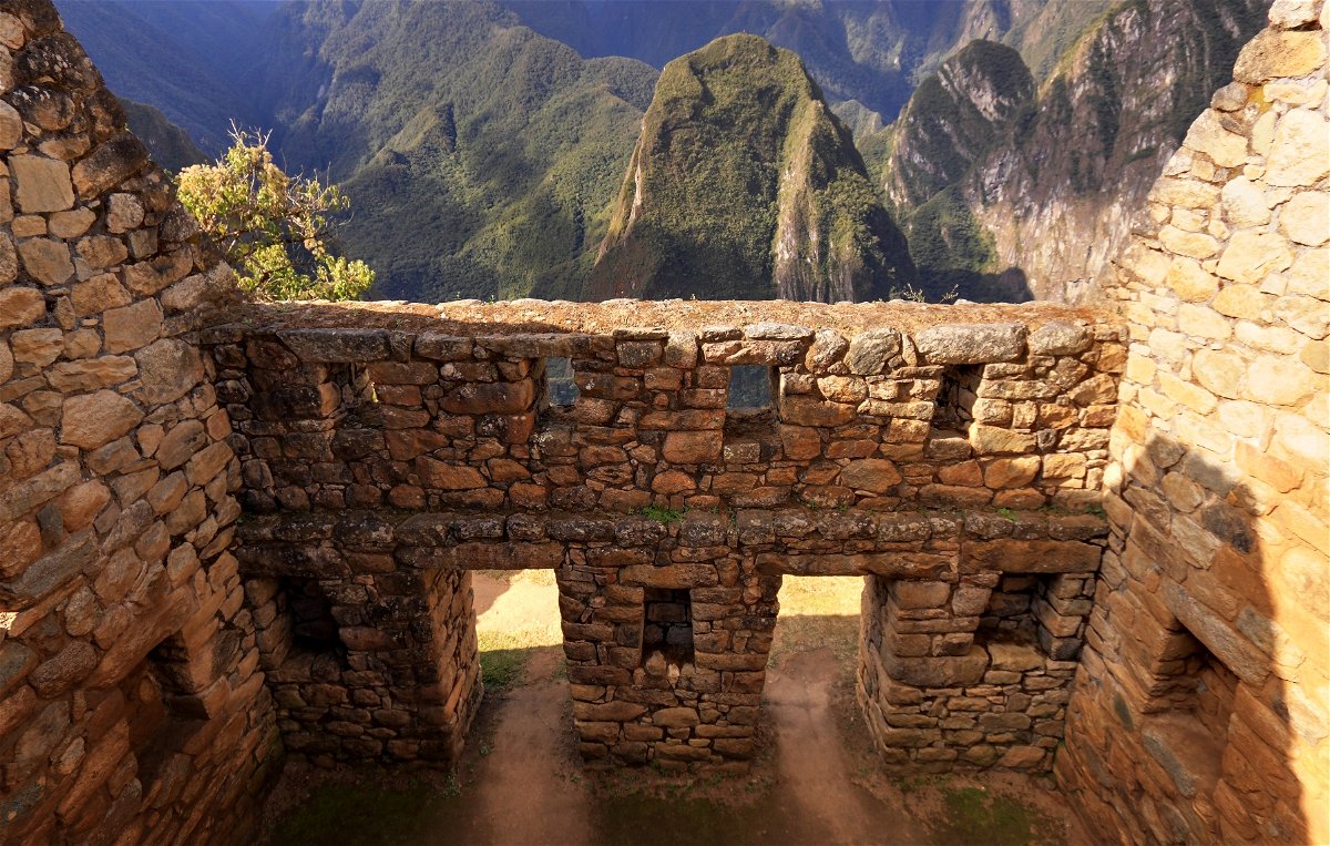 Una delle costruzioni del Machu Picchu