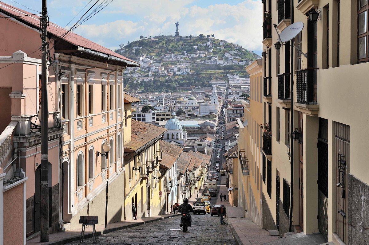 Calle Garcia Moreno a Quito