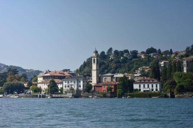 Il landscape di Cernobbio, località nella parte comasca a sud del Lago di Como