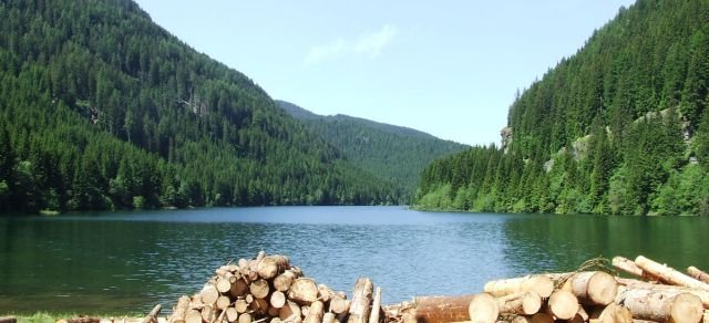 Il lago artificiale di Fortebuso, tra le attrazioni estive di Bellamonte
