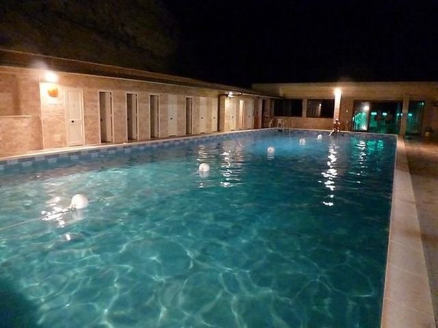 Una delle piscine all'aperto delle Terme Segestane