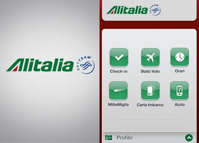 check-in online Alitalia
