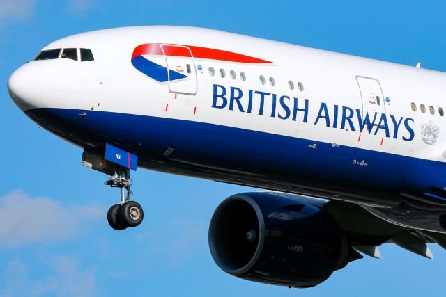 Un esemplare della flotta della British Airways, principale compagnia britannica