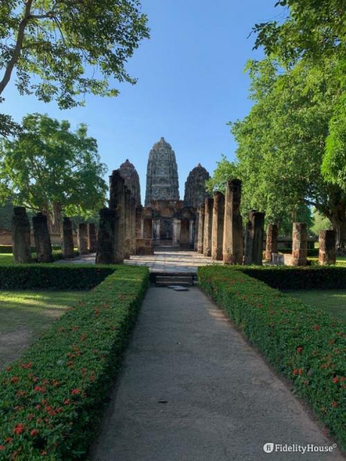 Templi in rovina, Ayuttaya, Thailandia
