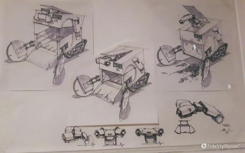 Studio di Wall-E, personaggio Pixar