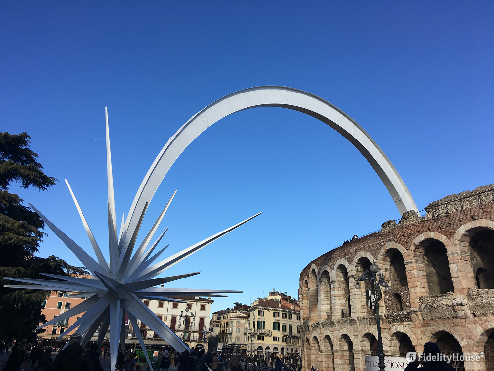 Verona Stella Di Natale.Stella Cometa Di Piazza Bra Verona Fidelity Foto