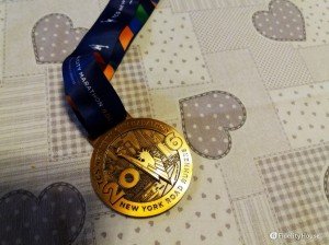Maratona di New York: la medaglia