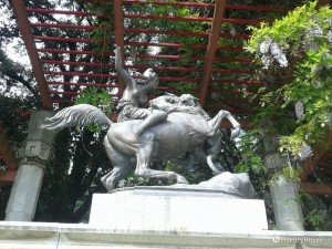 Statua dell’amazzone a cavallo – Castello di Miramare