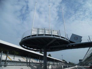 Il podio dell’autodromo di Monza