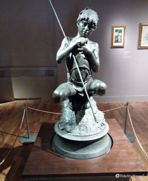 ”Il Pescatore”, scultura di Vincenzo Gemito
