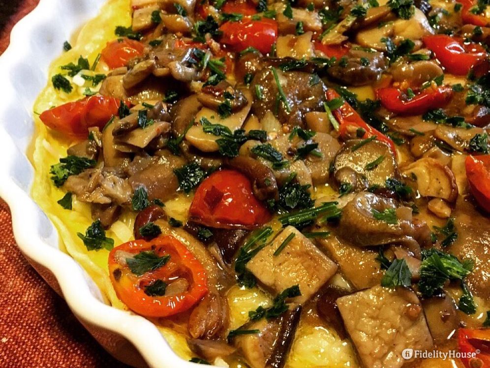 Frittata Con Funghi Trifolati E Pomodorini Fidelity Foto