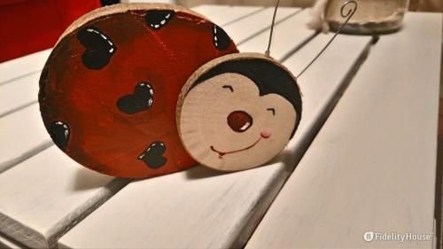 La dolce coccinella sognante