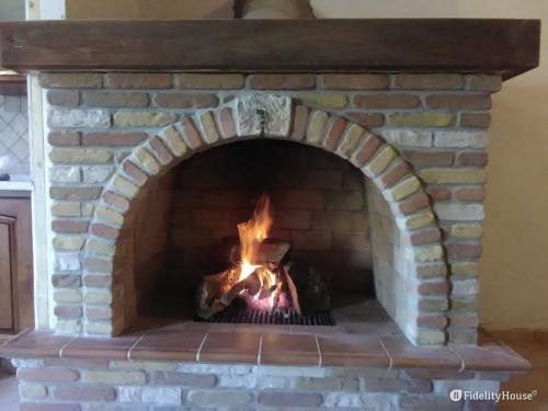 Camino in mattoncini, ideale per un ambiente rustico