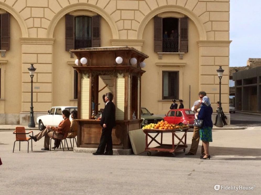 Set cinematografico del film di Pif "In guerra per amore" Fidelity Foto