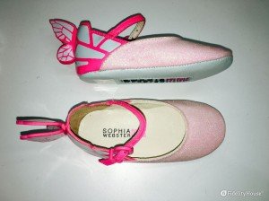 Bellissime scarpe da bambina con farfalle firmate Sophia Webster