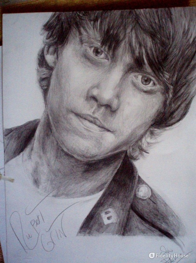 Ritratto Di Rupert Grint Ron Weasley In Harry Potter